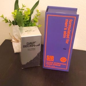 David Beckham and Sir Handsome Hand Cream